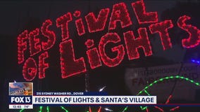 Drive through a million lights to Santa's Village
