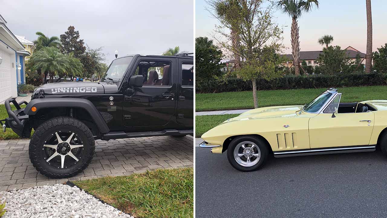 Great Rides: 1965 Corvette Sting Ray and 2018 Wrangler JK