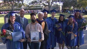 Army vet honored after dying of COVID before graduating