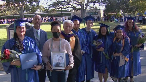 Army vet honored after dying of COVID before graduating