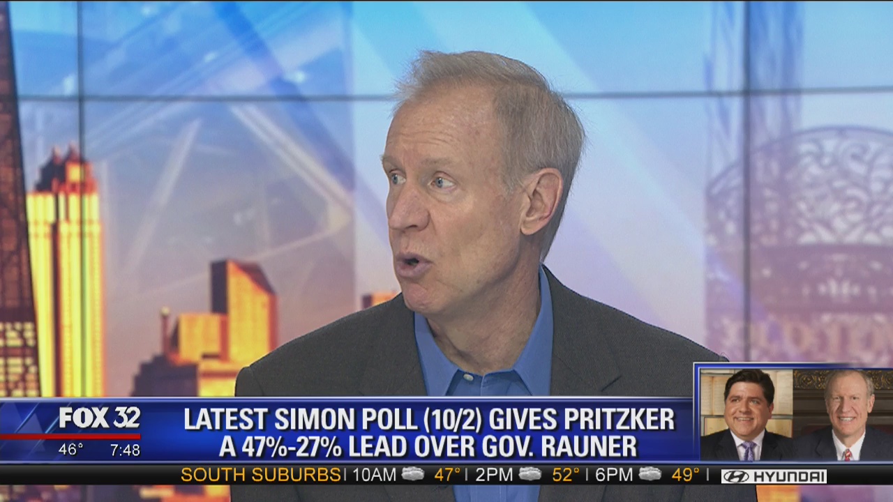 Gov. Bruce Rauner running for re-election against JB Pritzker