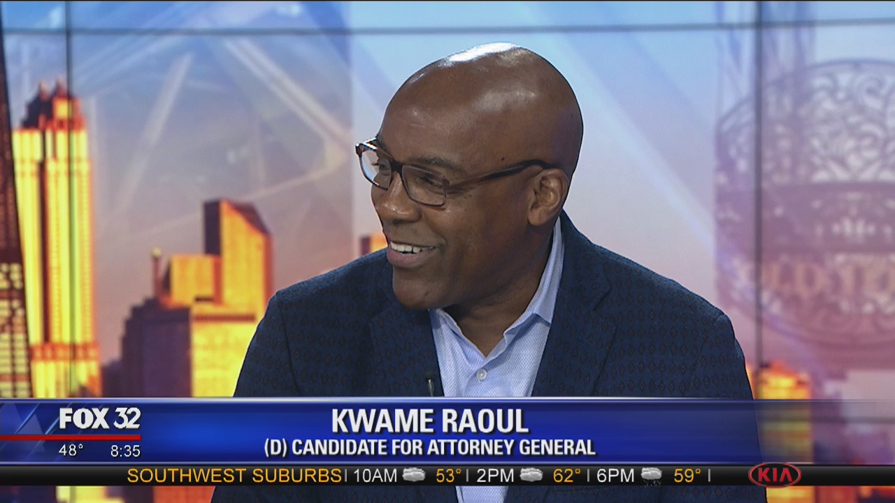 Democrat Kwame Raoul hopes to replace AG Lisa Madigan