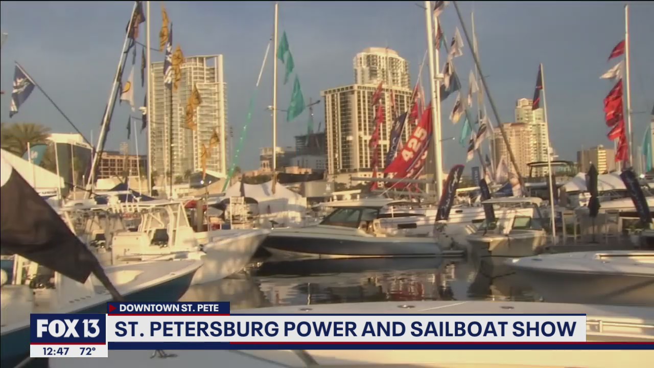 Boating enthusiasts head to St. Peterburg for the largest boat show along the Gulf Coast