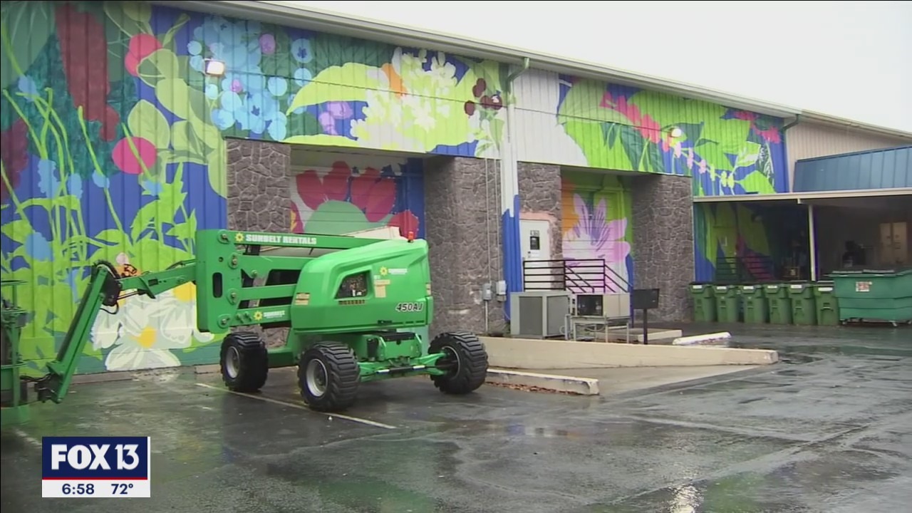 Muralist beautifies Lealman neighborhood