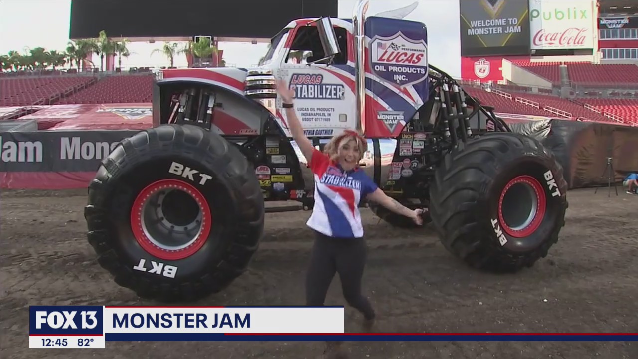 Monster Jam revs up at Raymond James Stadium this weekend