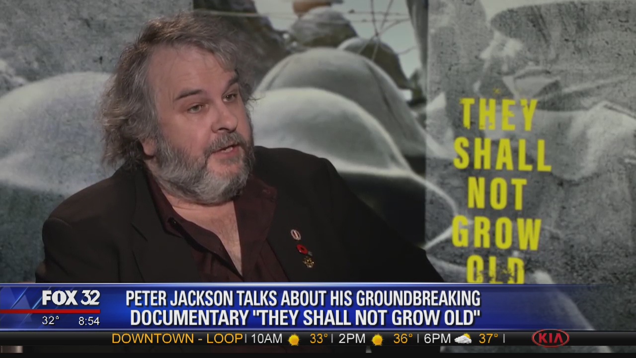 Chicago Exclusive: Peter Jackson talks new war documentary