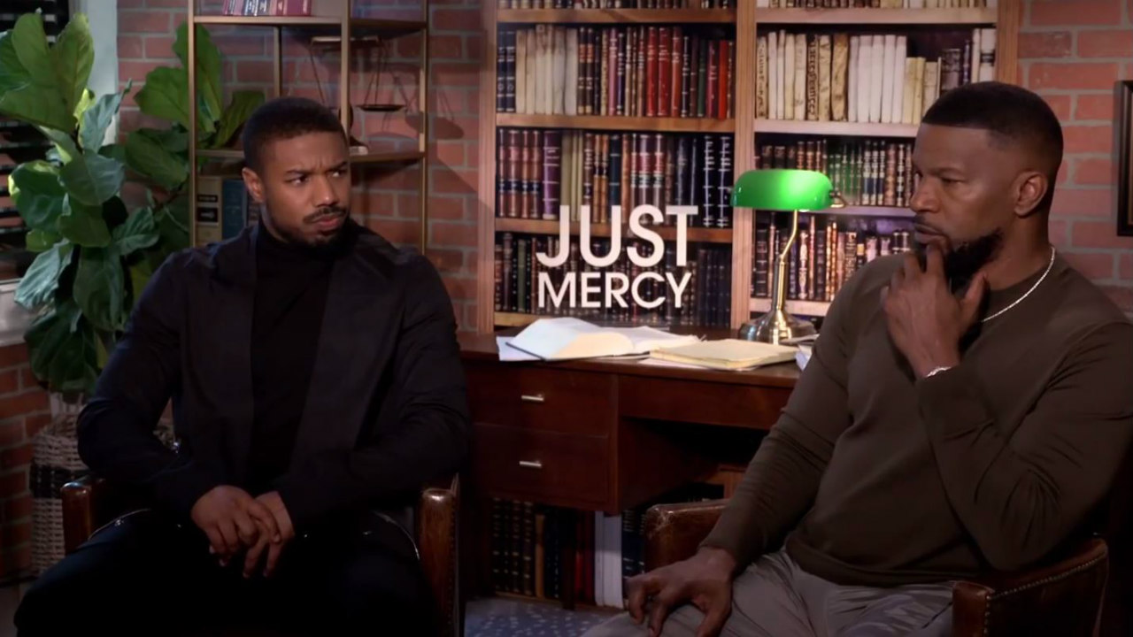 Michael B. Jordan and Jamie Foxx discuss their new film Just Mercy