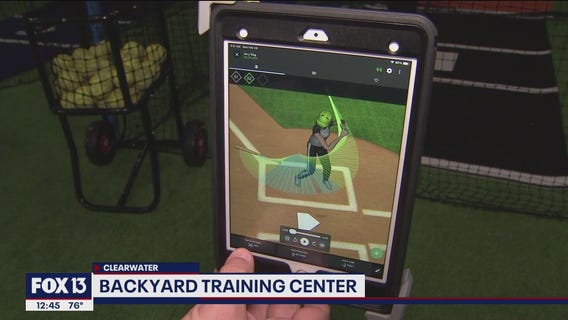 Local training facility specifically designed for softball
