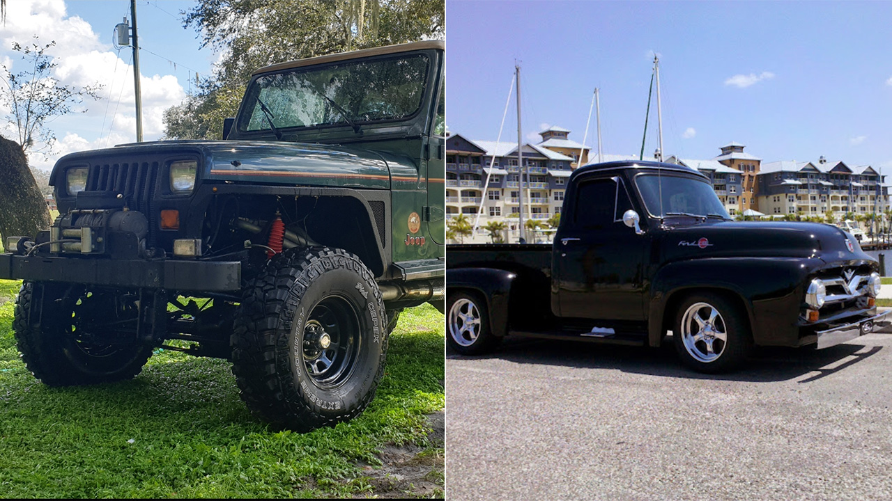 Great Rides: 1994 Jeep Wrangler Sahara and 1955 Ford F-100