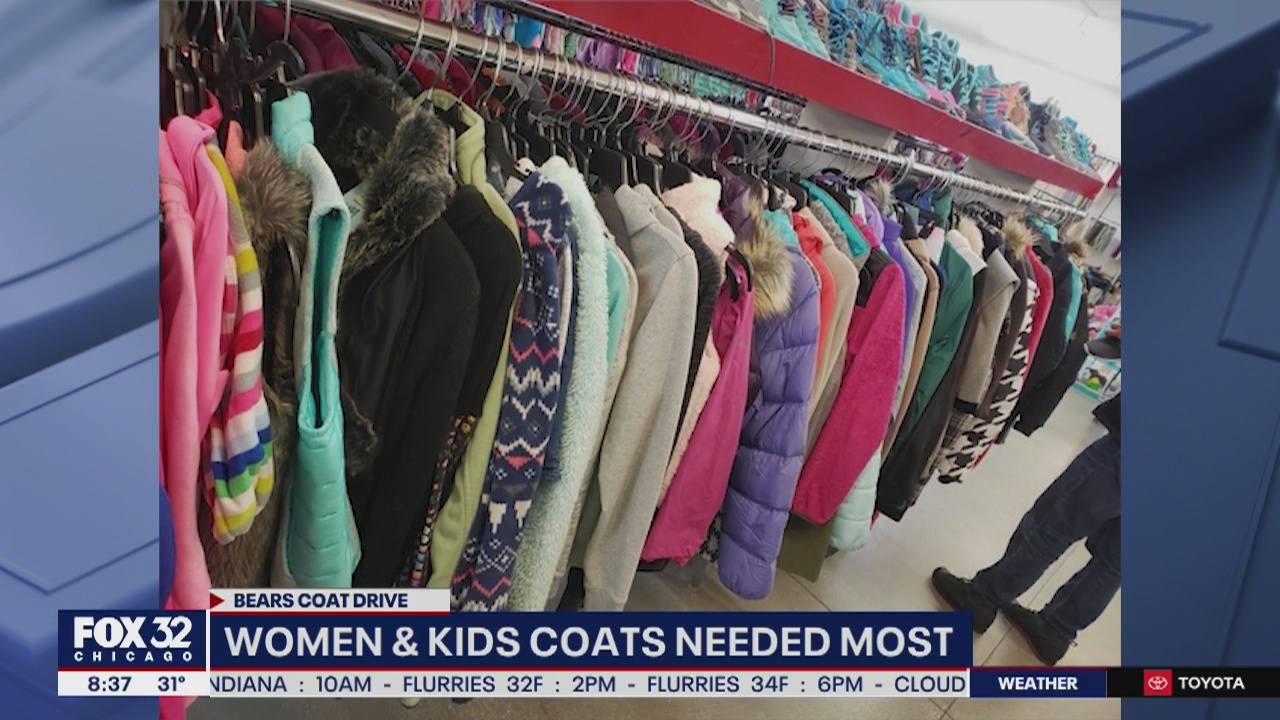 Donations needed for 31st annual Chicago Bears Coat Drive