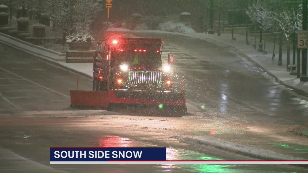 Crews race to clear Chicago-area streets ahead of deep freeze