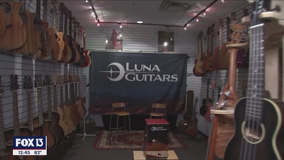 Inspiring to play like no one is watching at Luna Guitars