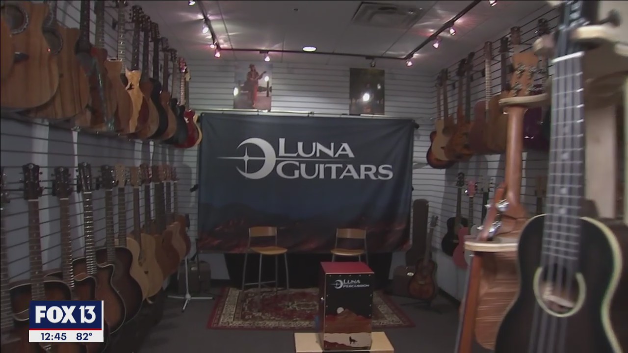 Inspiring to play like no one is watching at Luna Guitars