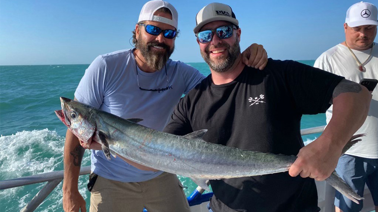 Kingfish are here in near shore, offshore