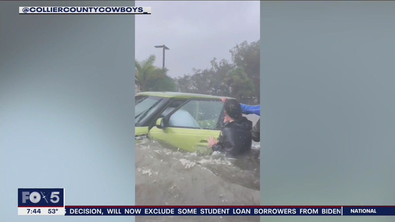 Meet the heroes who rescued a man trapped in floodwaters