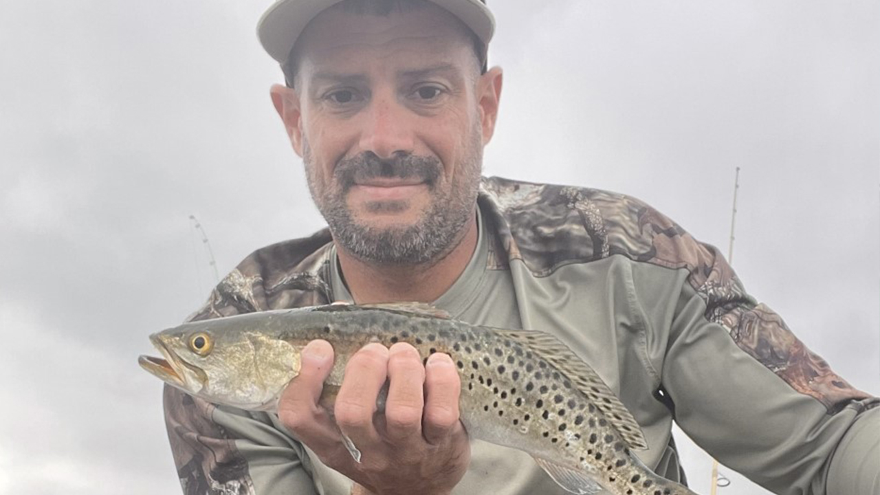 Trout action is getting better inshore -- which is weird
