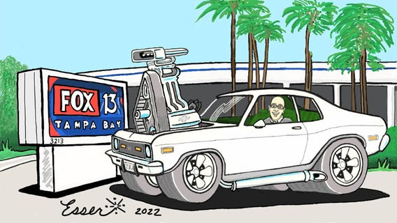 The 'Russell Rhodester' by Auburndale cartoonist