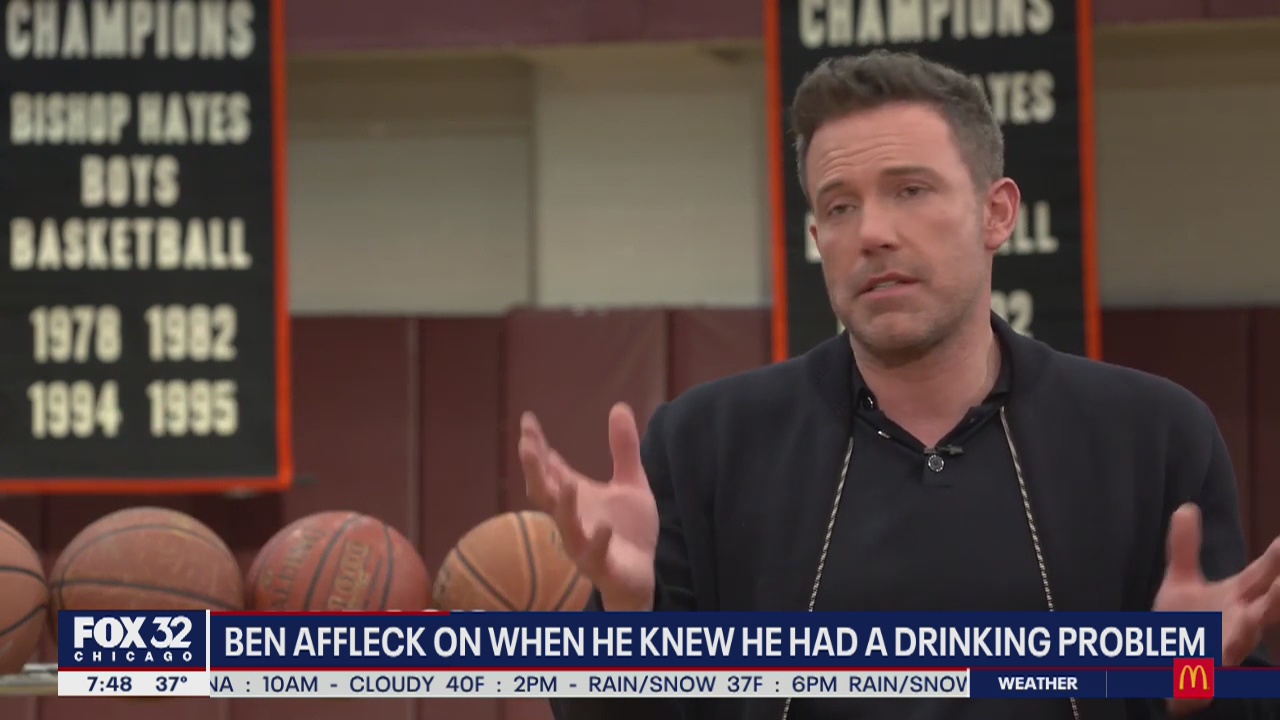 Ben Affleck talks about playing an alcoholic in new film 'The Way Back'