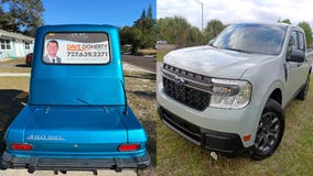 Great Rides: 1982 Mercedes golf cart and 2022 Ford Maverick