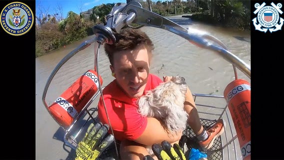 Coast Guard rescues people and pets from Sanibel