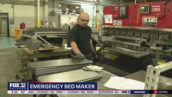 Local company transforms factory to make emergency beds