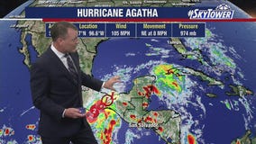 How can Hurricane Agatha in the Pacific impact Florida?