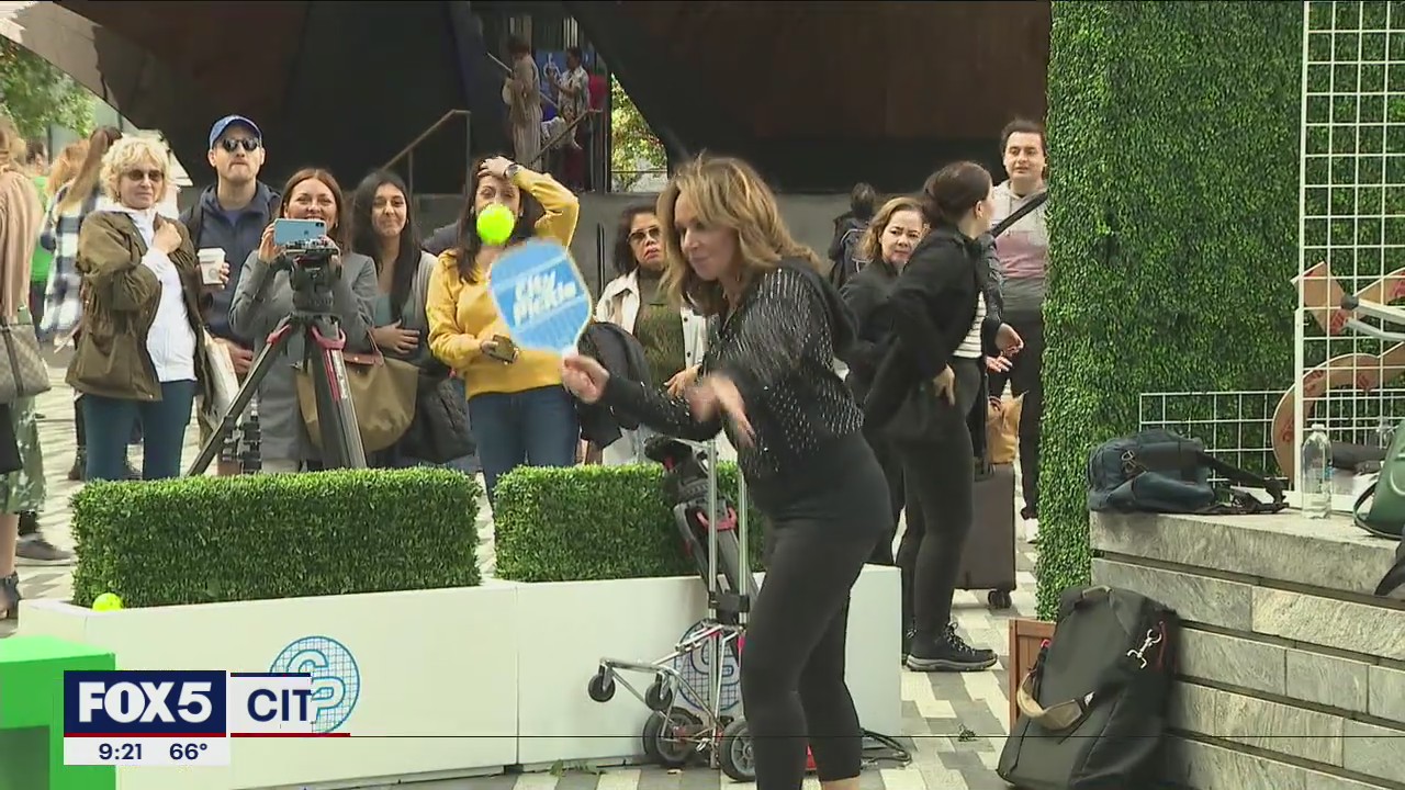 Good Day New York crew plays pickleball