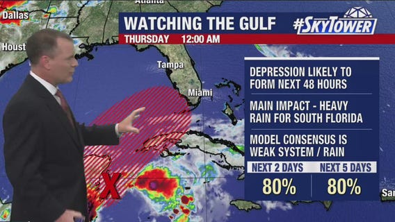 Thursday tropical forecast