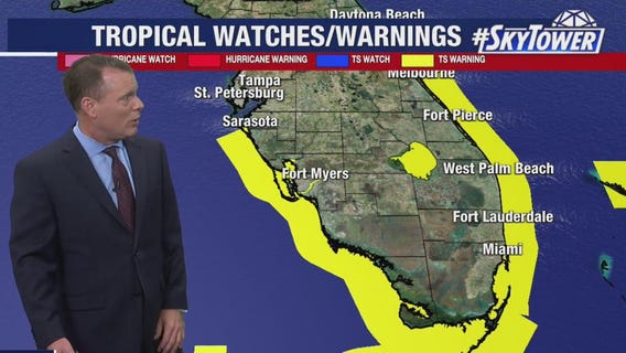 Friday morning tropical forecast