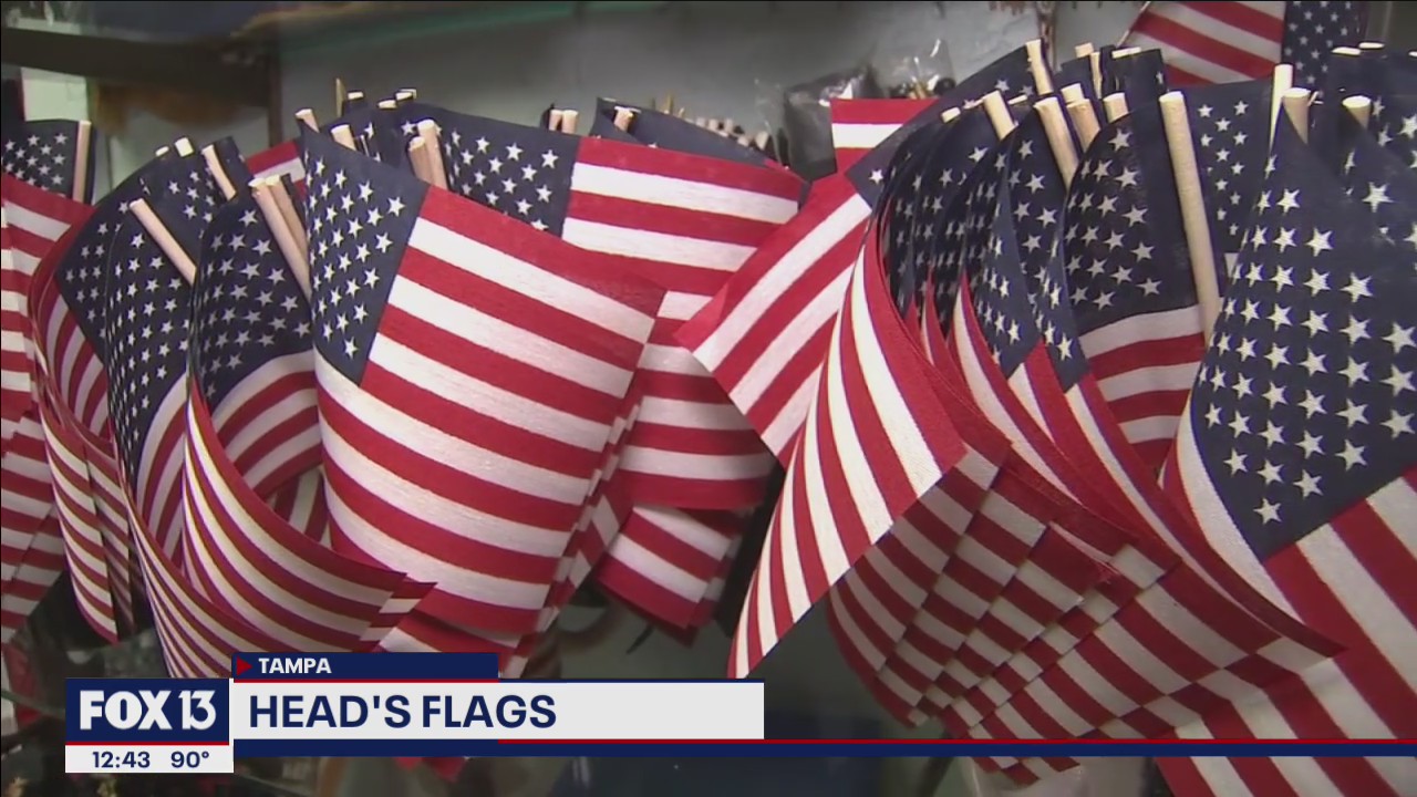Celebrating Flag Day at Head's Flags in Tampa