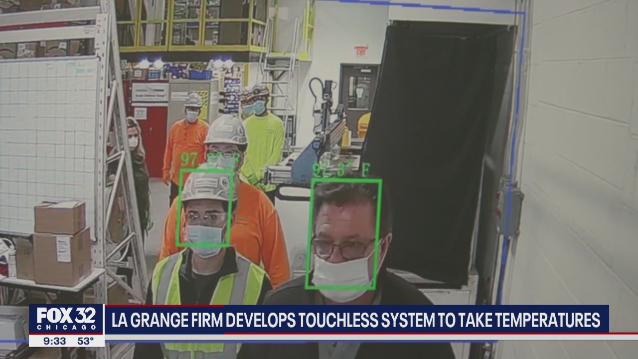 La Grange firm develops contactless system of taking temperatures