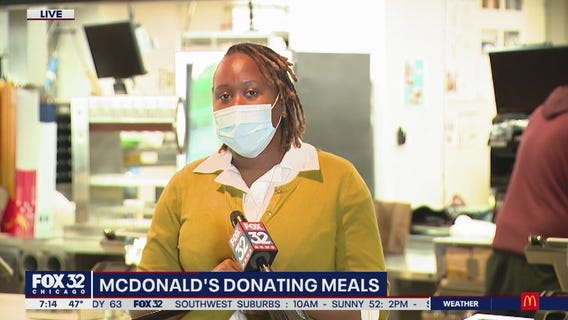 McDonald's donates thousands of meals to Chicago hospital staff, emergency workers