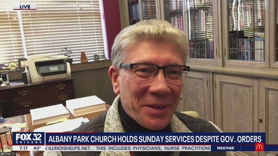 Albany Park church holds Sunday service despite governor's orders