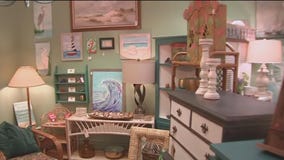 Coastal art and home decor store showcasing dozens of local artists