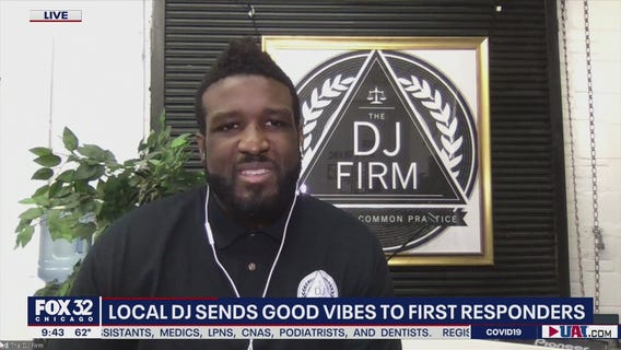 Chicago DJ spreading joy to first responders with mobile studio