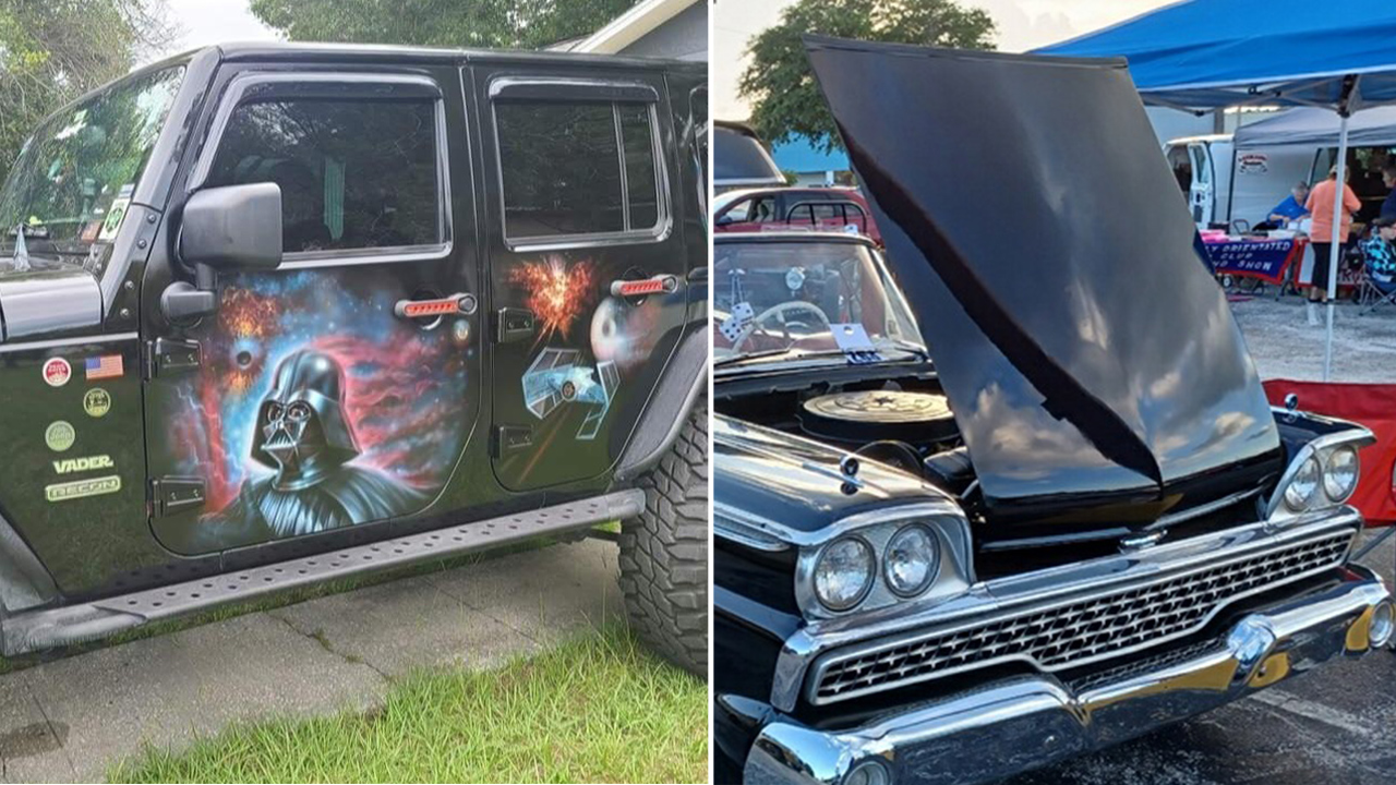 Great Rides: Ford Fairlane 500 Galaxie Skyliner and 2017 Jeep Rubicon Recon 'Vader'