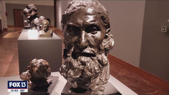 Rodin's sculptures on display at Polk Museum of Art