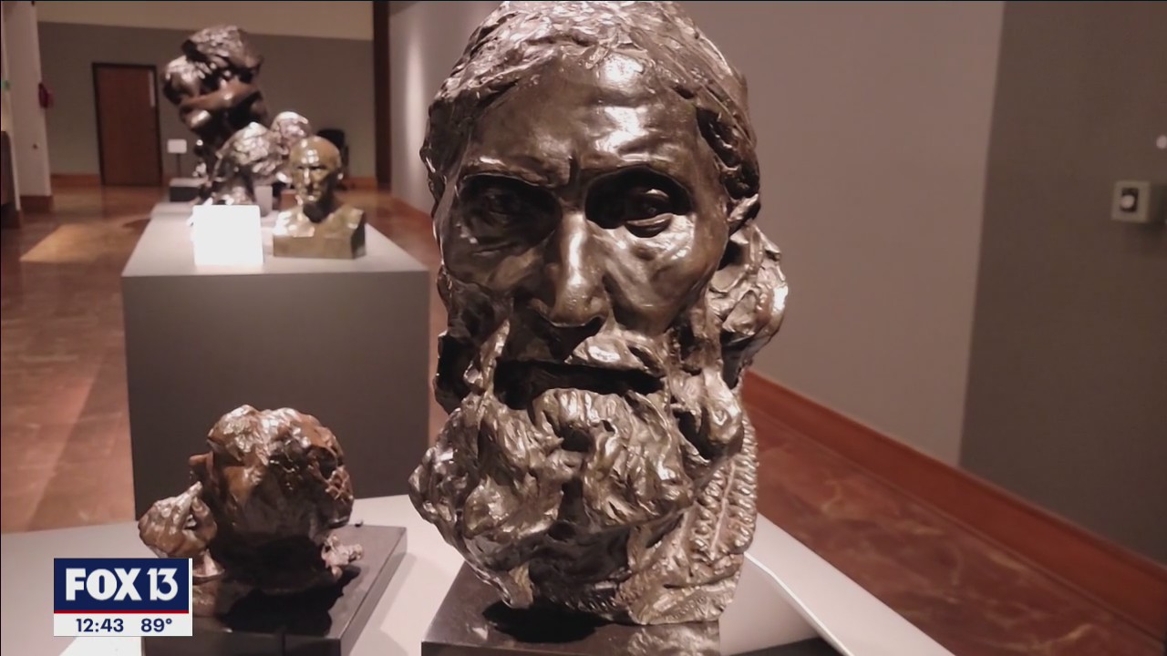 Rodin's sculptures on display at Polk Museum of Art