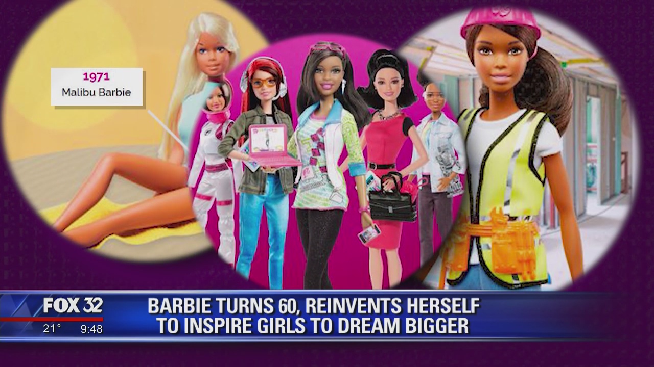 Barbie turns 60, reinvents herself to inspire girls to dream bigger