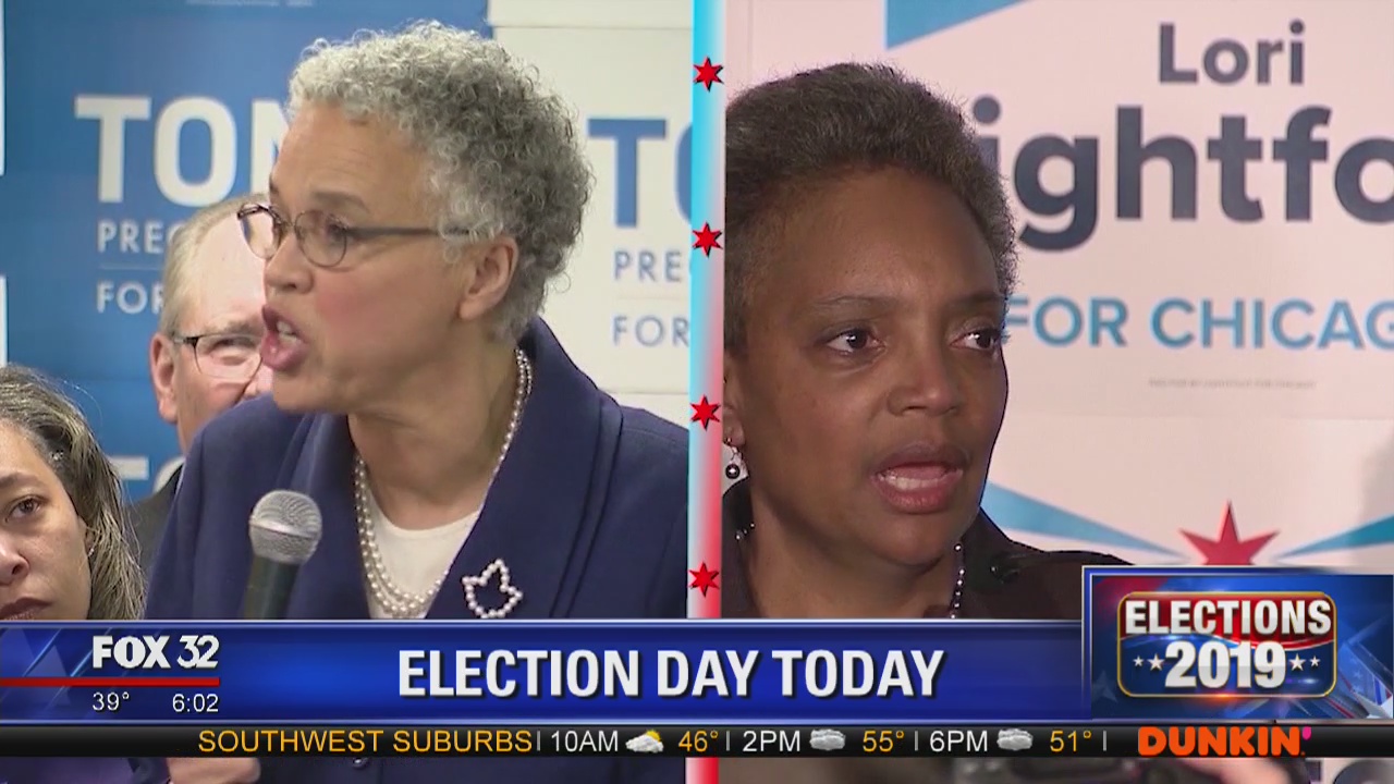 Lightfoot, Preckwinkle square off in historic mayoral election