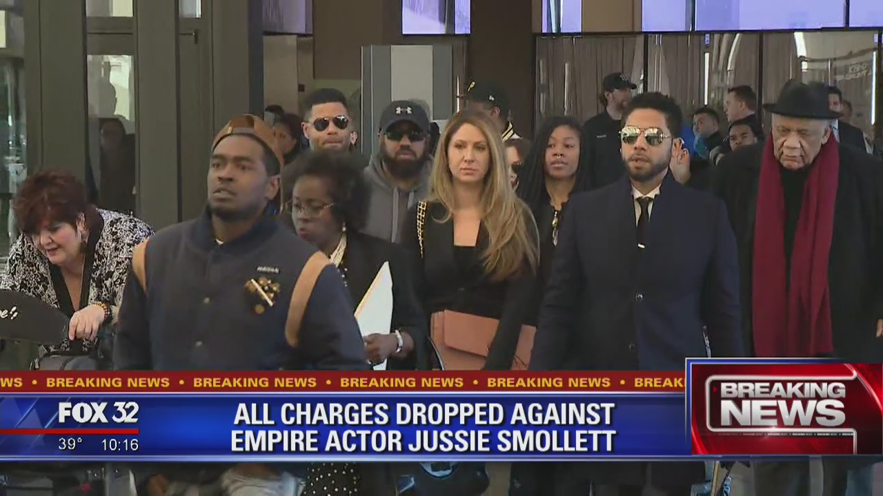 Jussie Smollett's attorneys say all criminal charges dropped