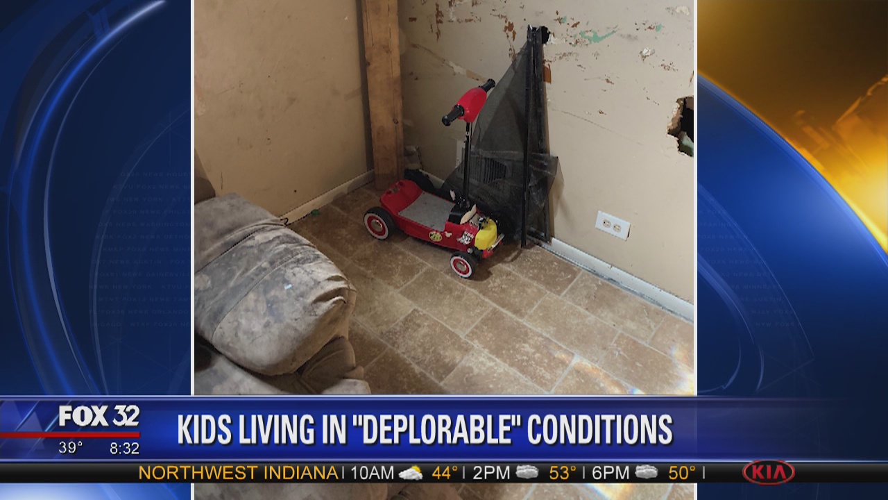Children found living in 'deplorable' conditions in Dixmoor home