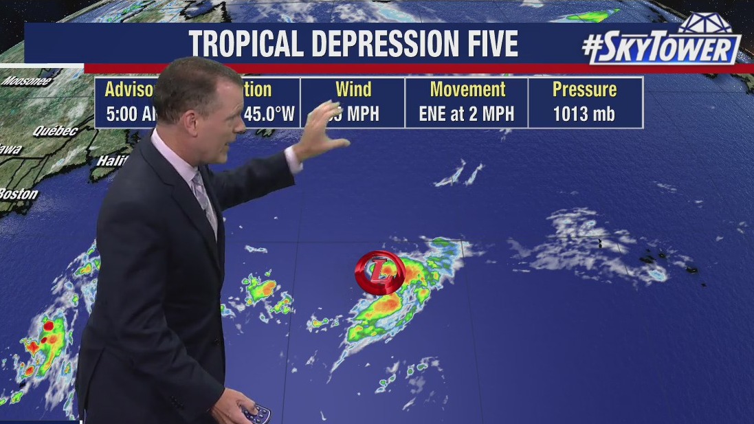 Today's tropical weather forecast