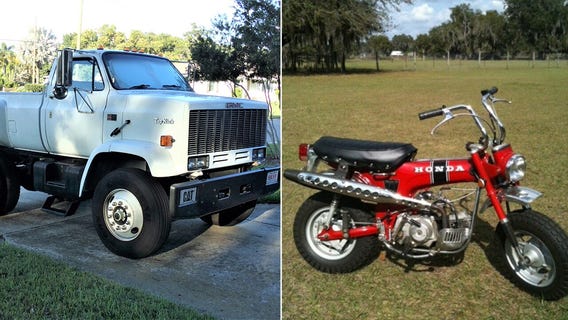 Great Rides: Honda mini-trail bikes and 1989 GMC C7000 TopKick