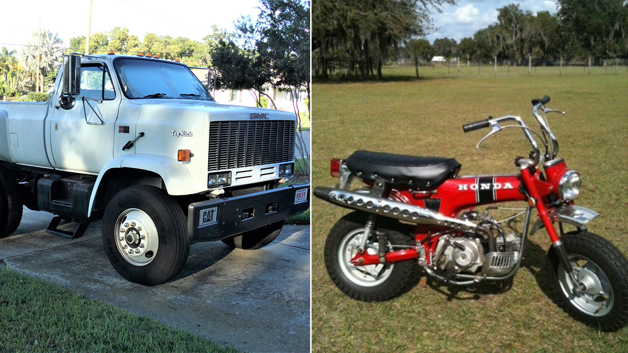 Great Rides: Honda mini-trail bikes and 1989 GMC C7000 TopKick