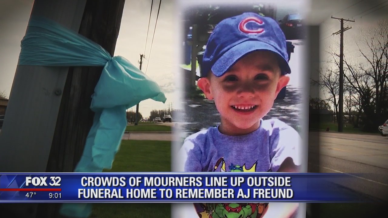 Public visitation held for slain 5-year-old AJ Freund