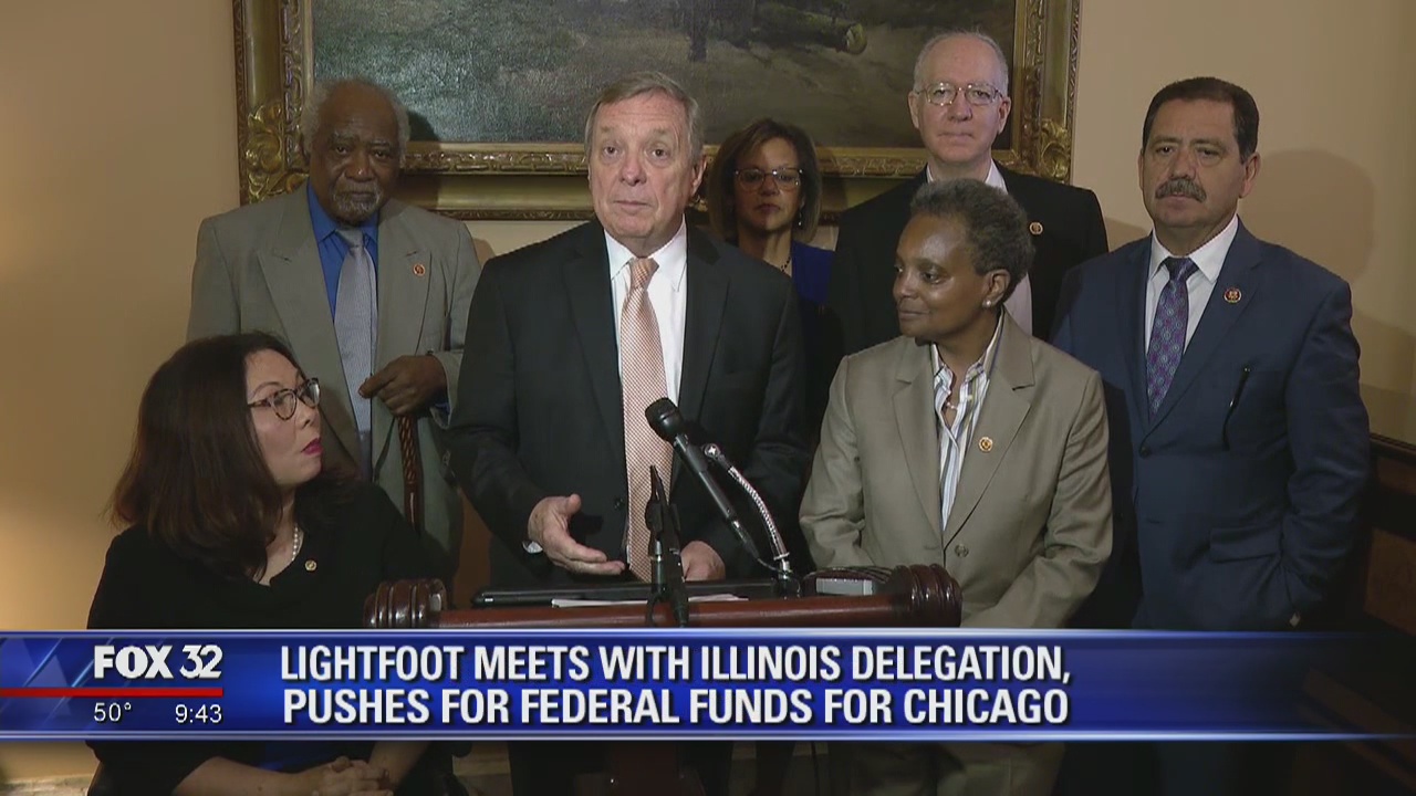 Lightfoot meets with Illinois delegation, pushes for federal funds for Chicago