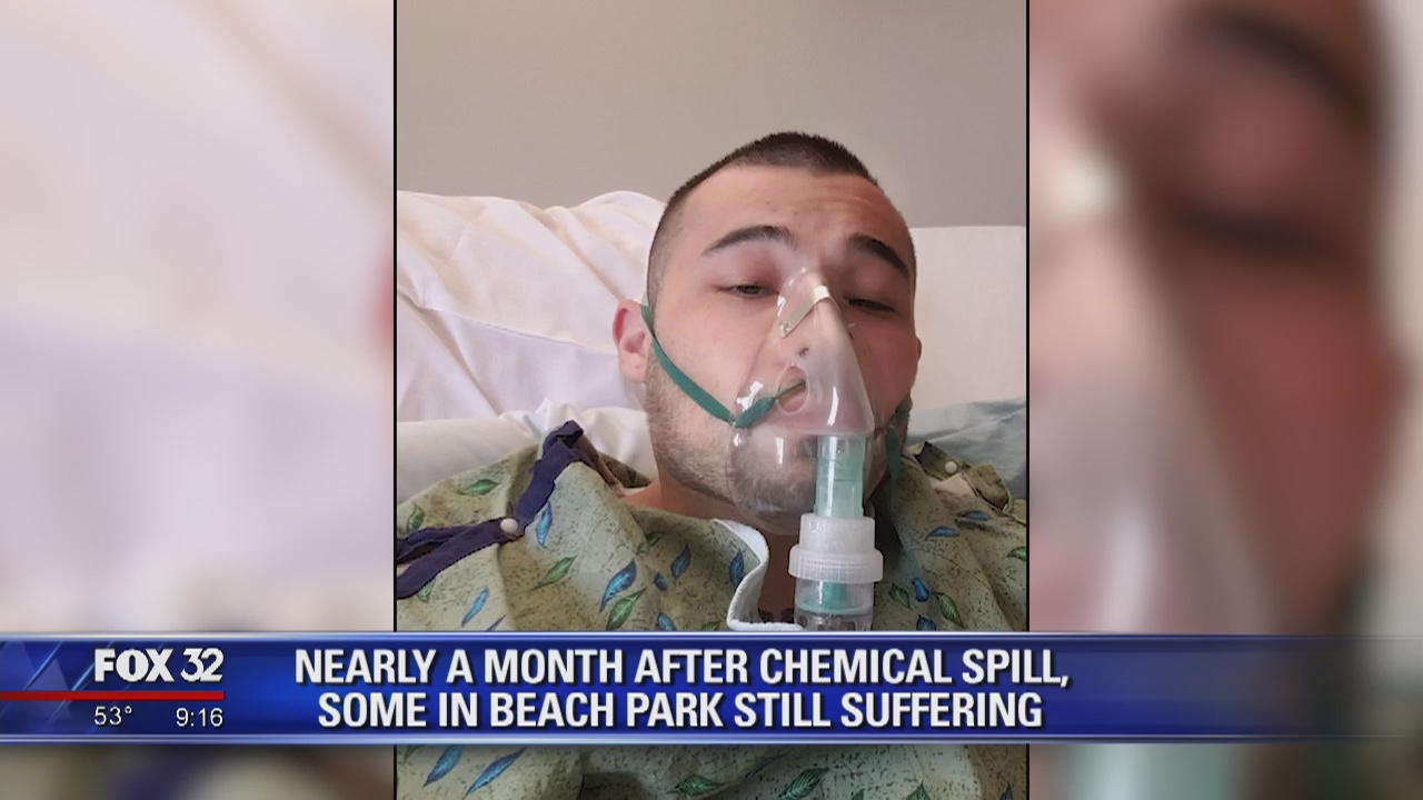 Many in Beach Park still suffering one month after chemical spill