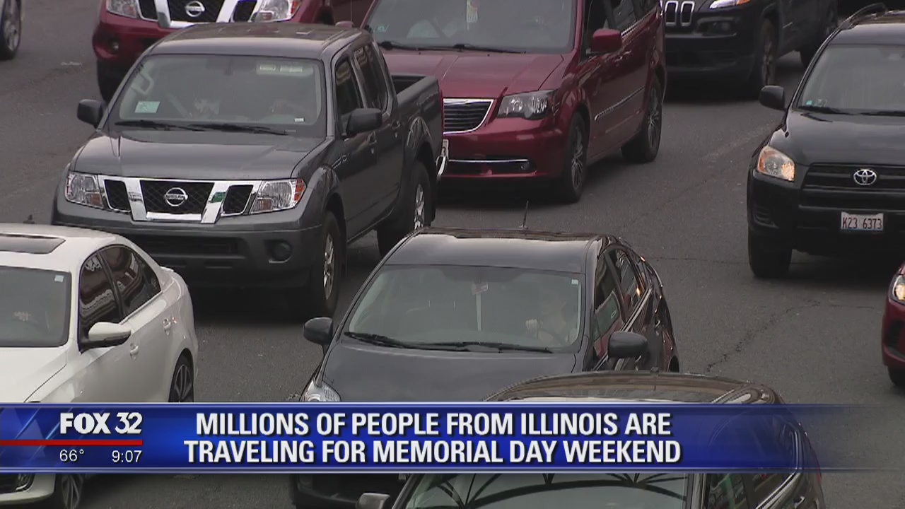 Millions of people from Illinois are traveling for Memorial Day weekend