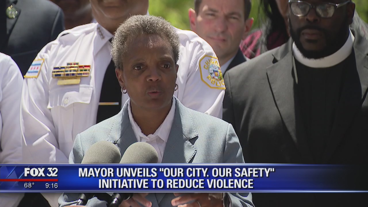Mayor Lori Lightfoot unveils initiative to reduce Chicago violence